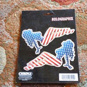 Holographic  decals vtg
